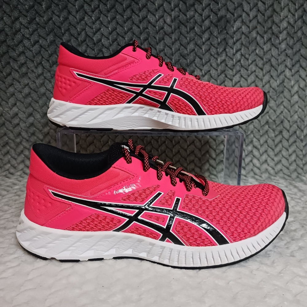 Asics Fuzex Lyte 2 Pink Glow Black Women's Athletic Running Sneakers Shoes Sz 7